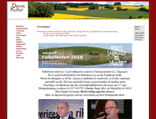 Tablet Screenshot of danskkultur.dk